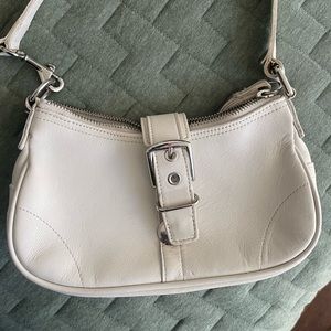 Coach small leather handbag- great condition